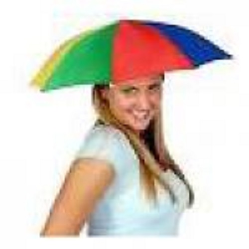 Umbrella Hat 20" Rainbow